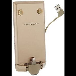 Thinium Cordless Phone Charger 3000mAh Battery for iPhone Android Gold